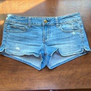 American Eagle Denim Shorts Size 8